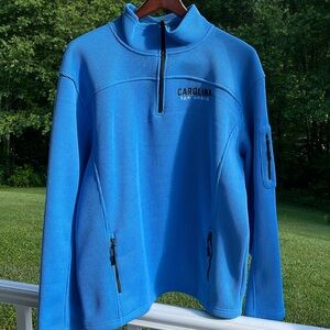 Vtg North Carolina Tarheels 1/4 Zip Pullover Campus Heritage Collection Sz  XXL